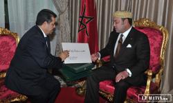 S.M. le Roi reçoit à Oujda  le secrétaire général du Parti  de l’Istiqlal