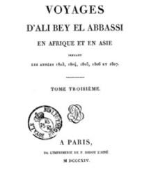 Présentation à Rabat de l'ouvrage “Voyages d'Ali Bey en Afrique et en Asie”