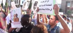 Manifestation contre le racisme à Rabat