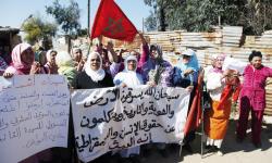 Les Guichiate de Douar Ouled Dlim protestent